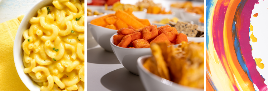 Color-for-article-1-hero Colorful food, snacks, and sauces